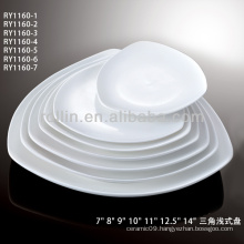 fine healthy rollin white porcelain tray